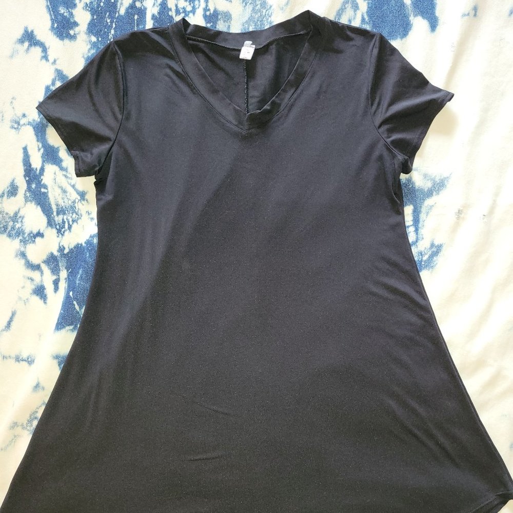 Woman's black casual dress